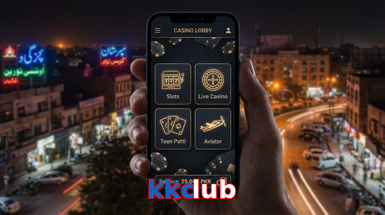 Main screen of Kkclub app page for PK players