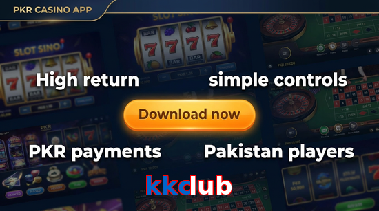 Main screen of Kkclub gamedownload page for PK players
